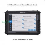 LCD Touch Screen Digitizer Replacement for Topdon Phoenix Remote